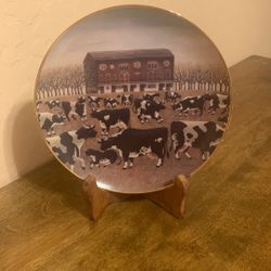 Vintage Limited Edition Collector Plate “Spring Pasture”.         1990’s.          Mint