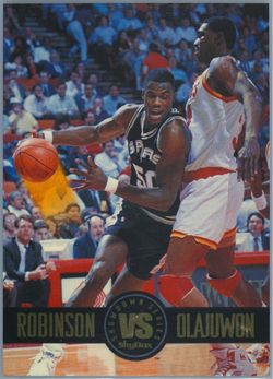 SkyBox Showdown Series Robinson vs Olajuwon Basketball Card