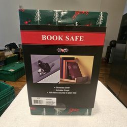 Book Safe With 2 Keys Pre wrapped gift 
