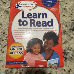 Hooked On Phonics Learn to Read Level 2 Ages 3-4
