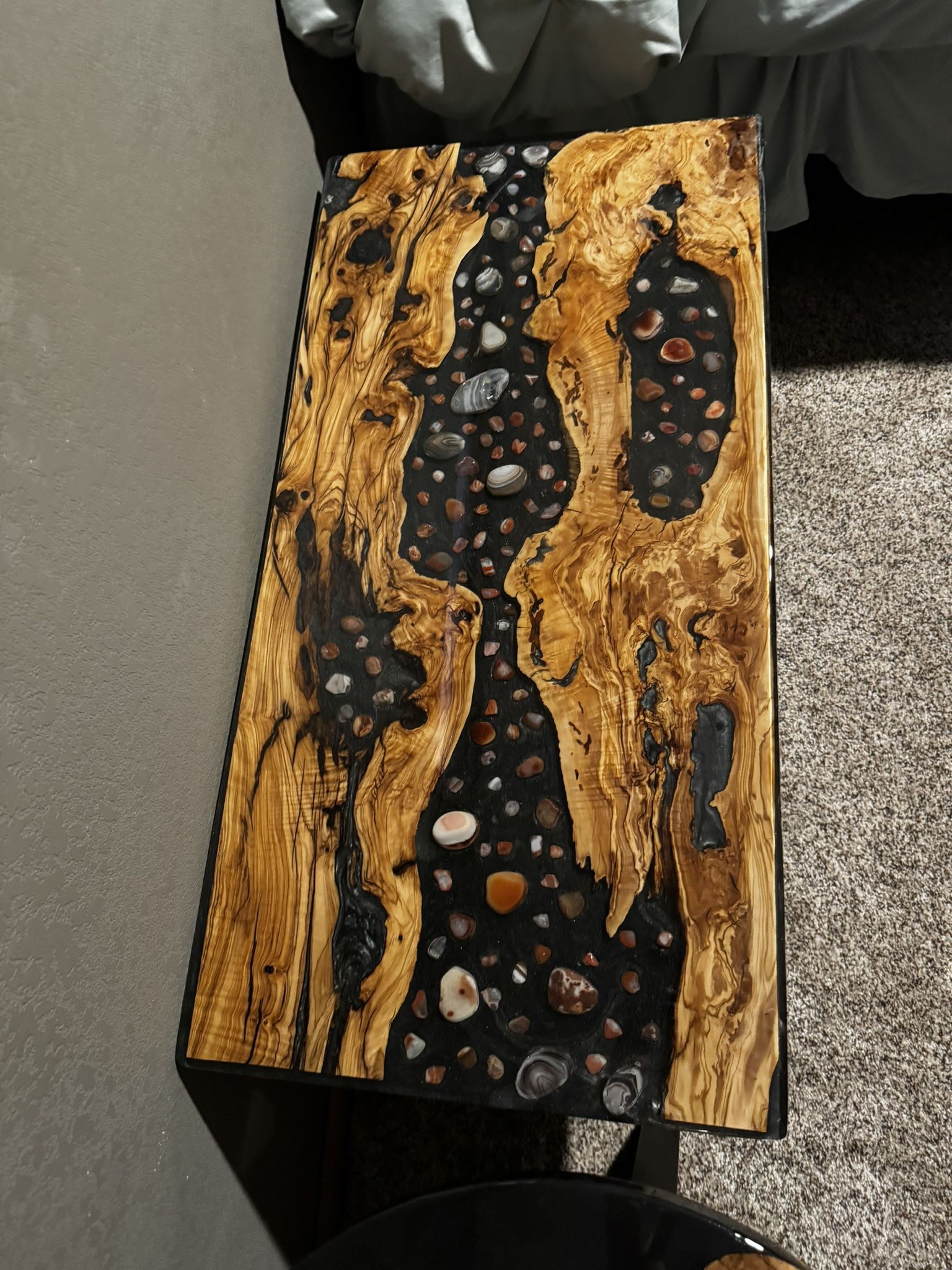 Lake Superior Agate river table Set