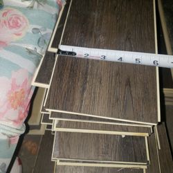 Lvt Wood Flooring. Used But In Good Condition. 225 Obo Takes All Of It