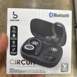 NWT Bass Jaxx Circuit Wireless Earbuds