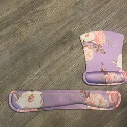 Work from home  Floral Mouse Pad +