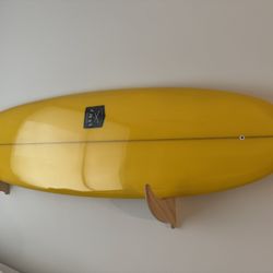  Lemon-Chrome Surfboard | Creative Army | Huevo | 7’6”