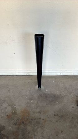 Black Trumpet Vases