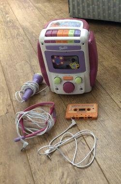 Vintage Mattel 2001 Cassette Tape Player Barbie BE-477 Sing-Along-Karaoke