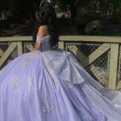 size4 moda quince dress in lilac 