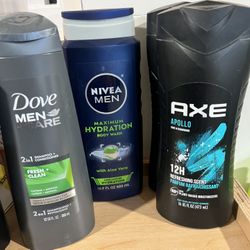 Men Shampoo Or Body Wash Dove,nivea,axe