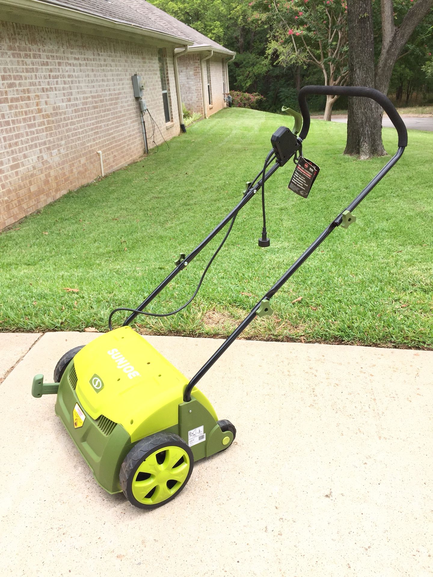 Sun Joe AJ801E 12 Amp 12.6" Electric Scarifier Plus Lawn Dethatcher (NO COLLECTION BAG)