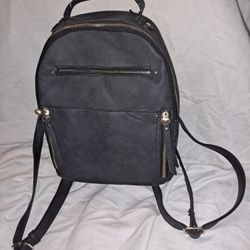 Black Backpack Purse