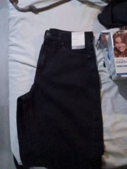 Gap High Rise Barrel Jeans Women size 27/r black