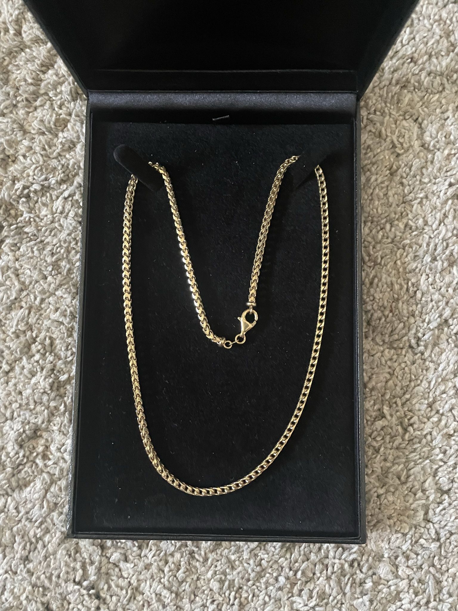 3mm 20in 14k Gold Franco Chain. (27.5g)