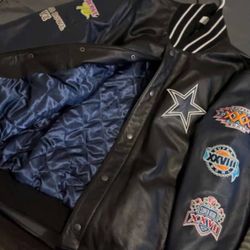 cowboys leather jacket 