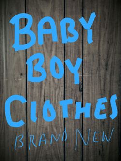 Brand new baby boy clothes!