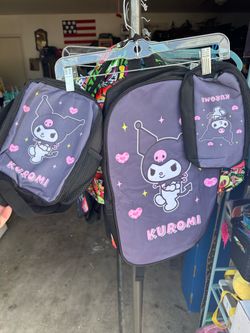 New Kuromi three-piece backpack set