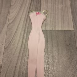 Barbie Ballerina Leotard Outfit Pink Sheer Tights Mattel Original 1999