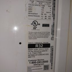 LG 15000 Btu Air Conditioner 