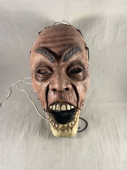 Creepy Peeled Face Skull Halloween Prop Head