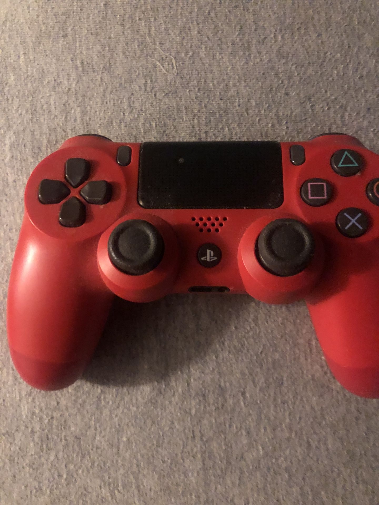 PS4 Red Controller In Excellent Shape.