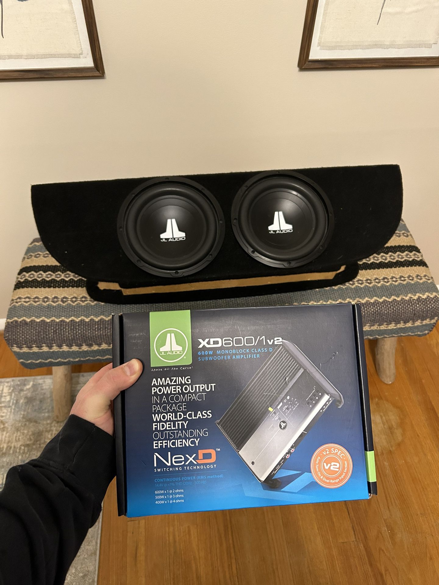 Subwoofers + Amplifier + Box : OBO