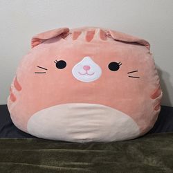 Squishmallow 24" Jumbo Gigi the Orange Cat From The Buddy Squad Plush
