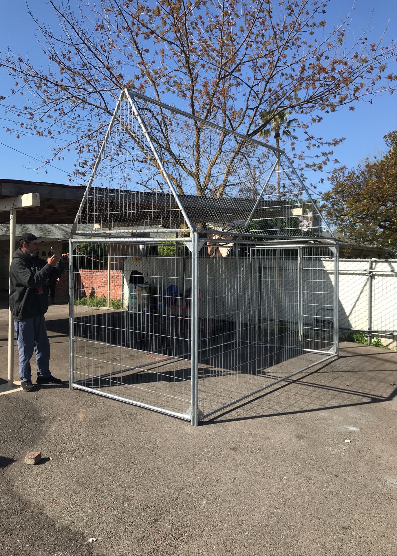 Custom Live Stock Cage / With Door