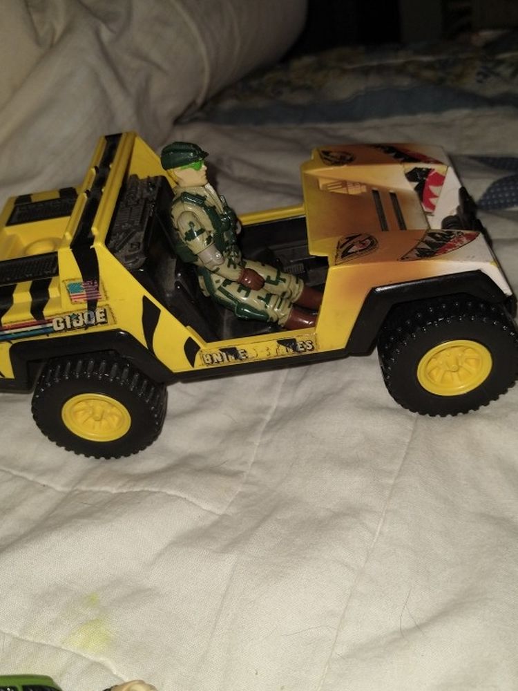 $18! 1988 GI Joe Jeep With Man Vintage