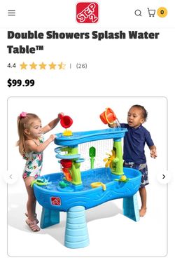 NEW IN BOX - Step2 Double Showers Splash Water Table