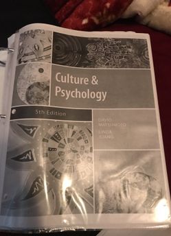 Culture and psychology