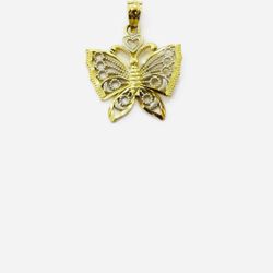 10kt Dije De Oro Sólido  🦋 