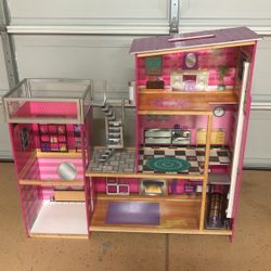 Barbie Doll House Mansion With Elevator