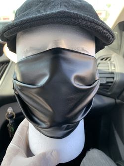 Pleather Mask- High Shine