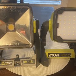 Ryobi Light 18v $80 For Both 