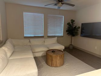 White Sectional