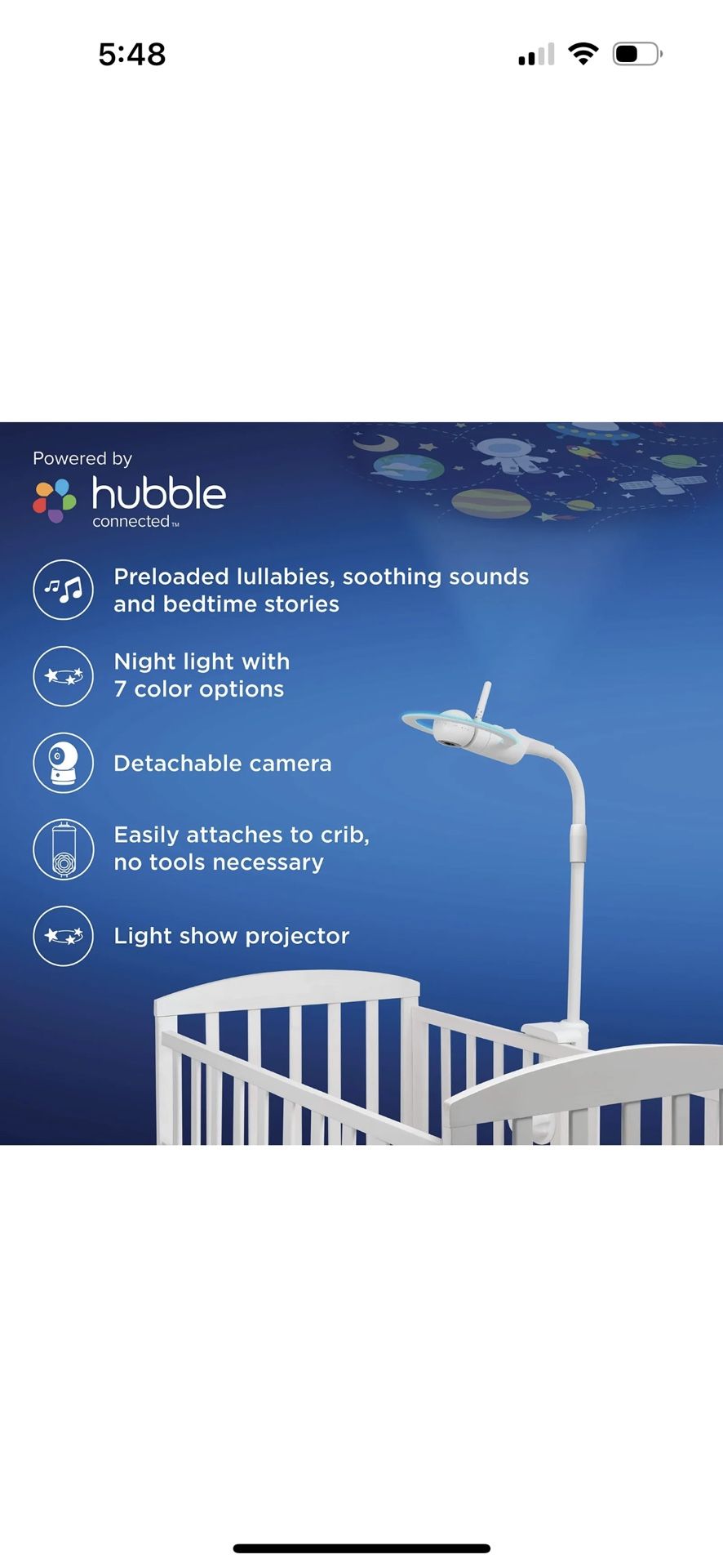 Motorola Halo + Monitor And Crib Mount