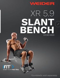 Weider Adjustable Slant Bench