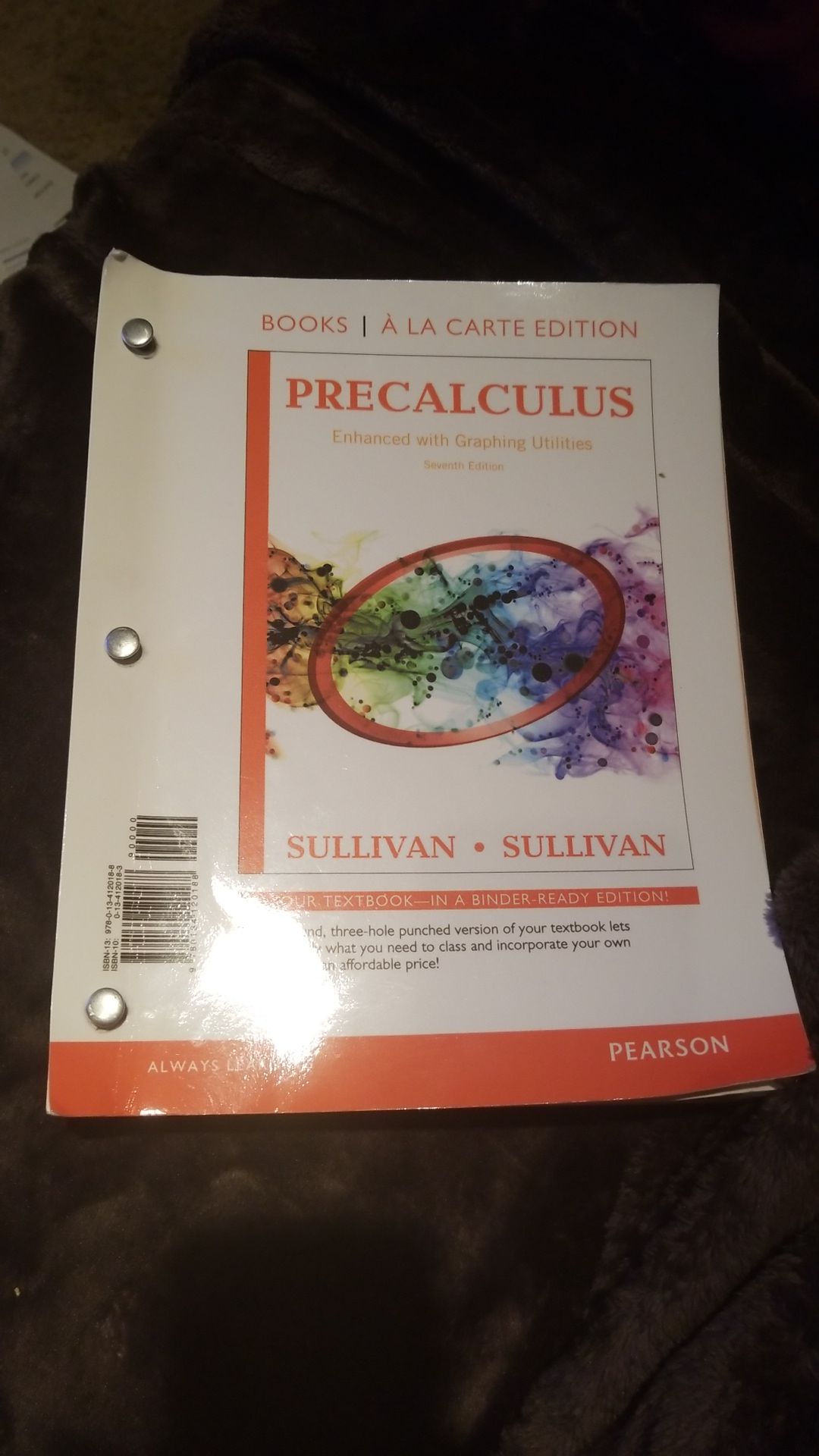 Math Precalculus College Textbook
