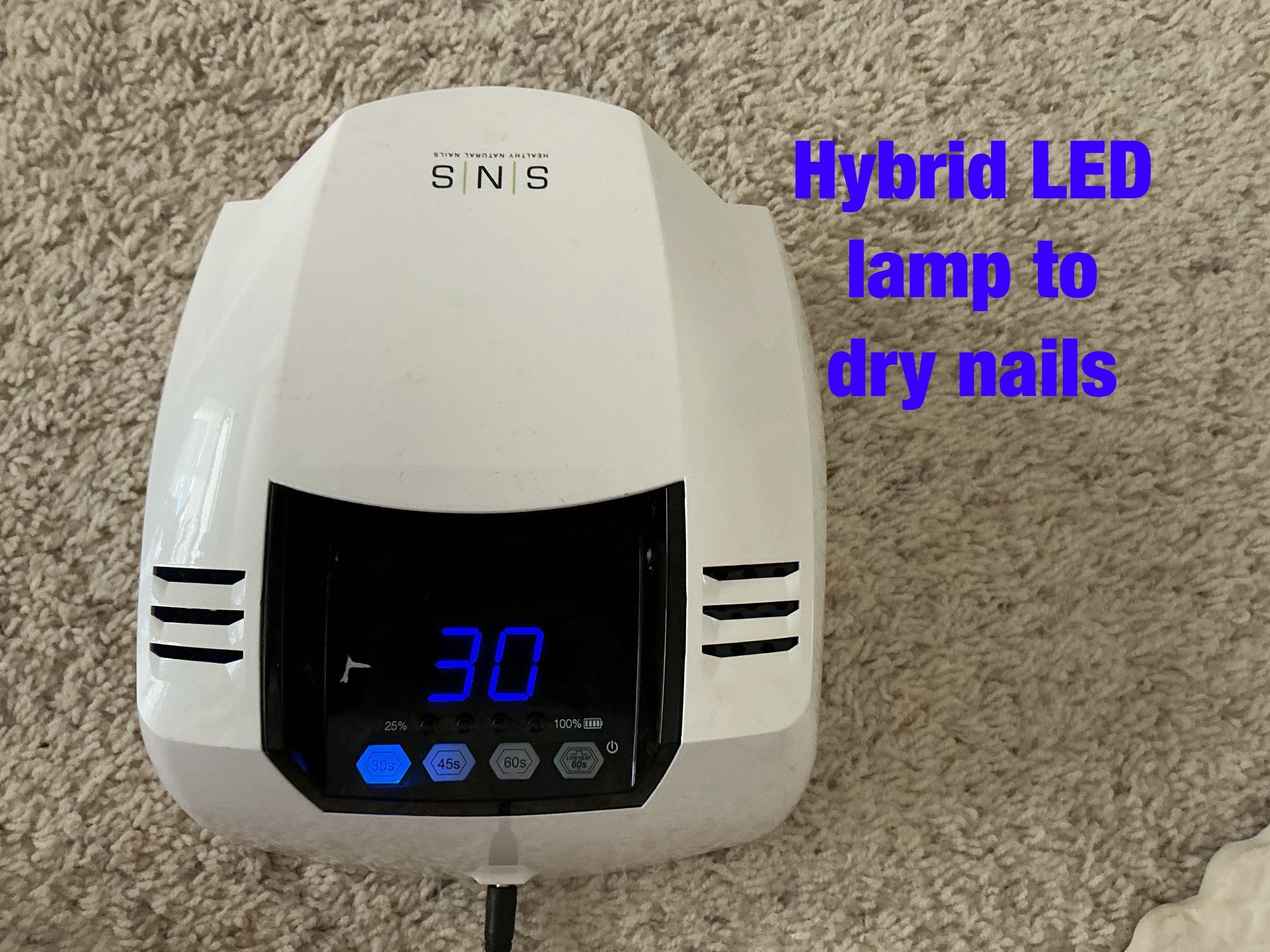 Hybrid  LED  lamp  (to dry  nails)  -  $120