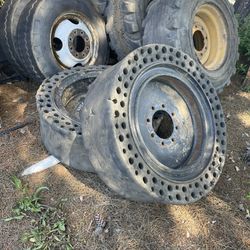 Skid Steer/bobcat Airless Solid Demo Tires