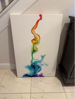 Colorful Wrapped Canvas
