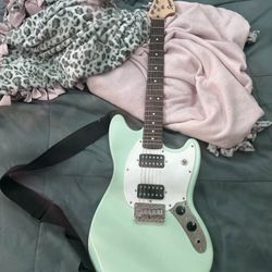 Electric guitar and amp