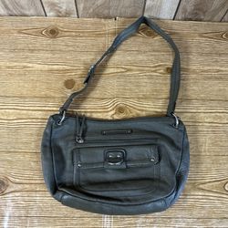 Stone Mountain Hobo Shoulder Bag Green Multiple Compartments Detachable Keychain