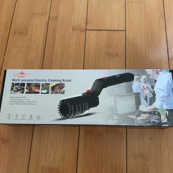 Electric Grill Brush for Outdoor, Rechargeable BBQ Grill Cleaner with 2 Heads,Cordless Rechargeable