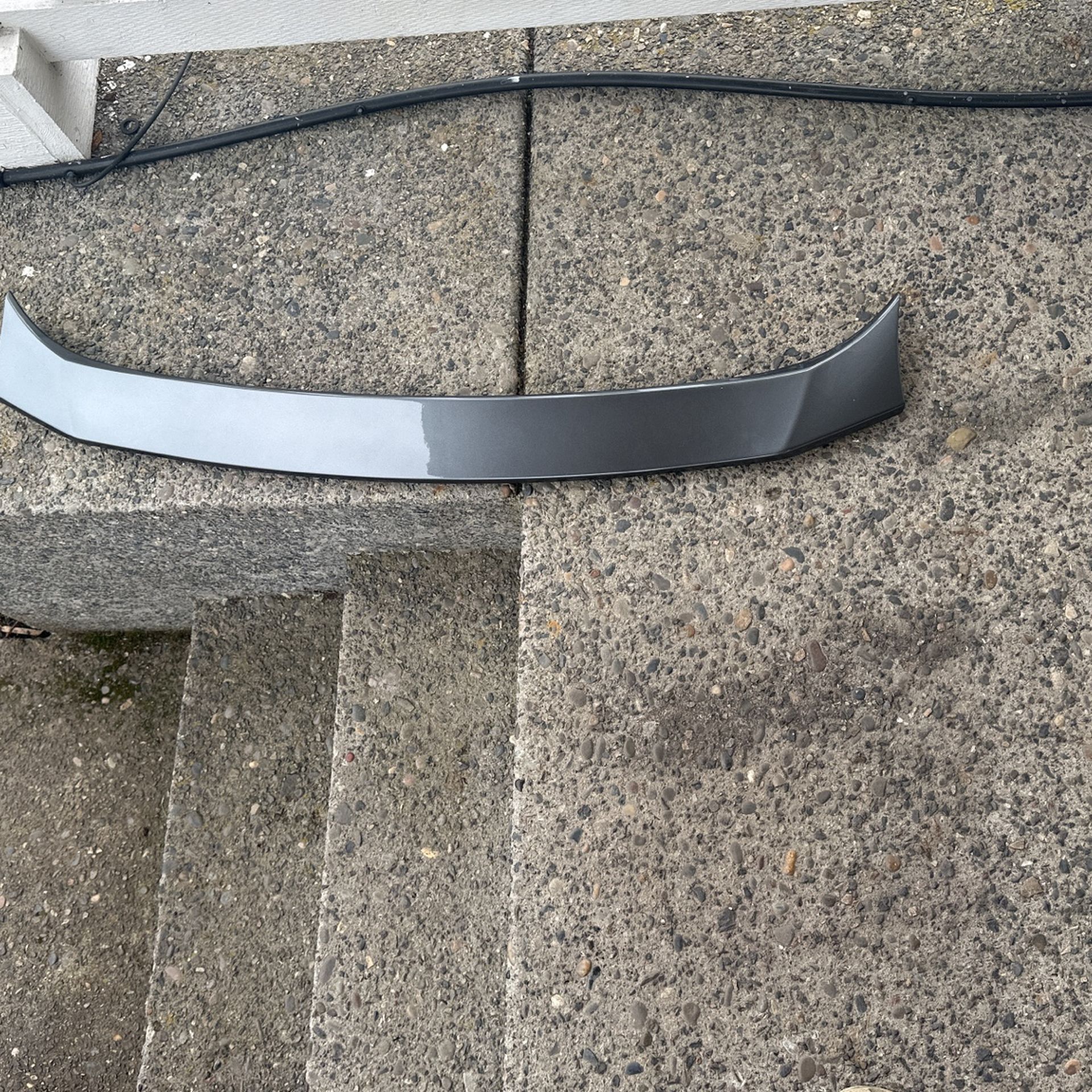 Honda Civic 2013-2015 spoiler painted polished metal 