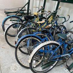 Bunch Of Vintage Bikes 