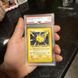 2000 Pikachu Neo Genesis PSA 9