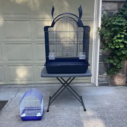 Bird cage, Travel Cage and Adjustable Table