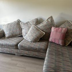 Large Couch With Chair 