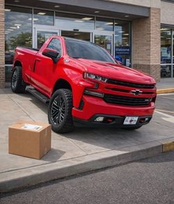 chevrolet silverado 1500, Red color..,